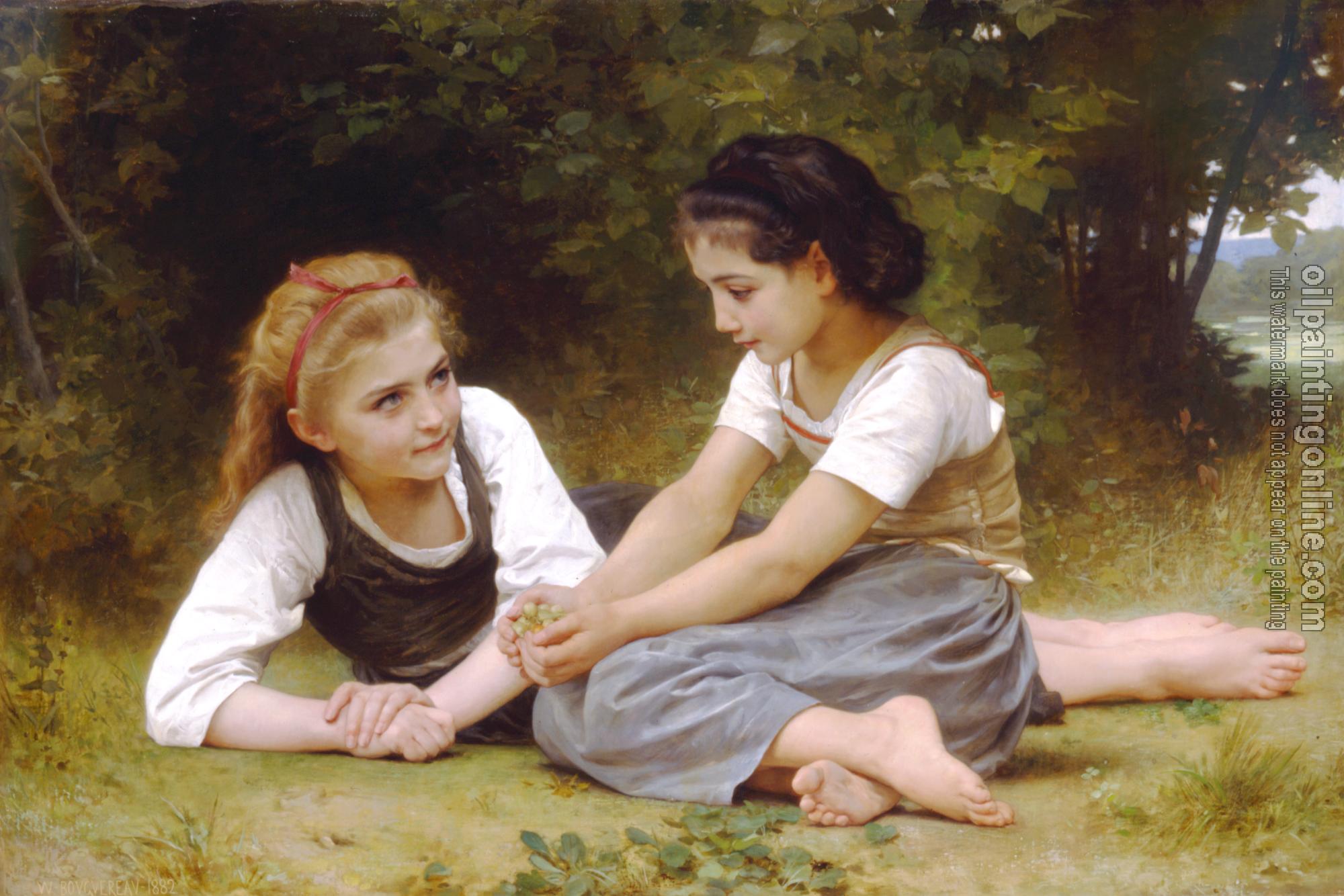 Bouguereau, William-Adolphe - Hazelnuts